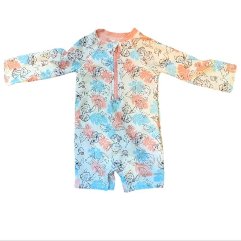 Disney Stitch Swimsuit Size 12 Months